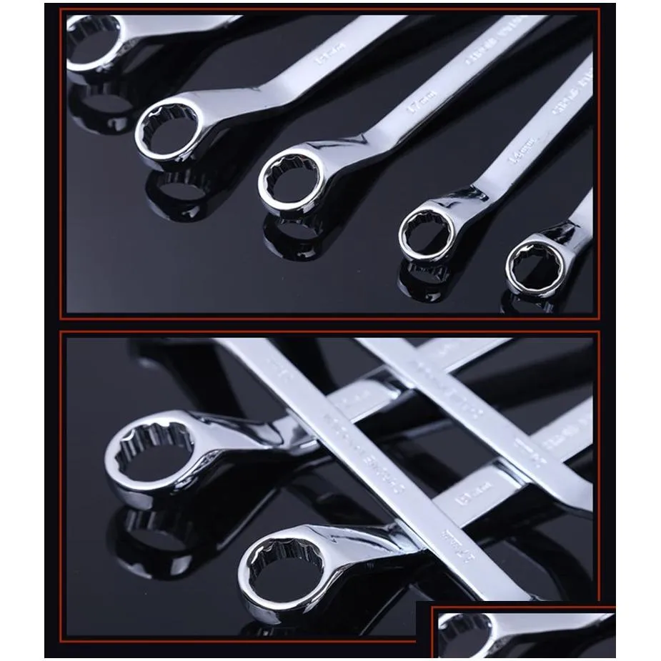 double-headed plum wrenches 45 degree angle car repair quick manual spanner auto repair hardware tools household tool