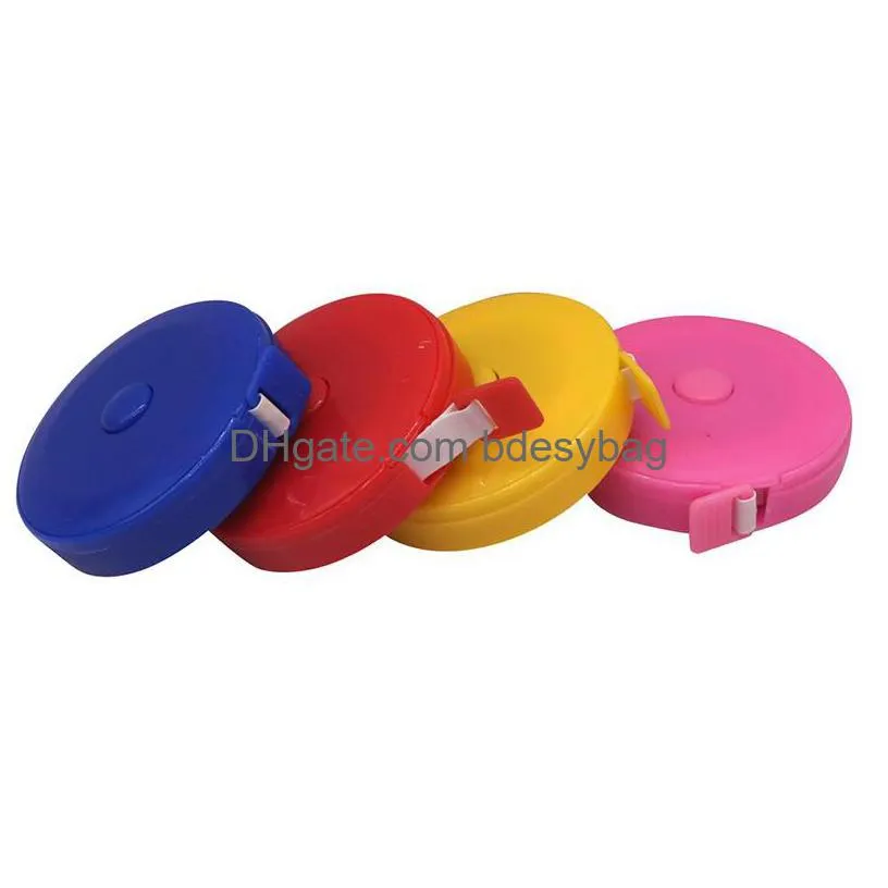1pcs random color soft tape measure 150cm roulette measuring retractable colorful portable ruler centimeter inch