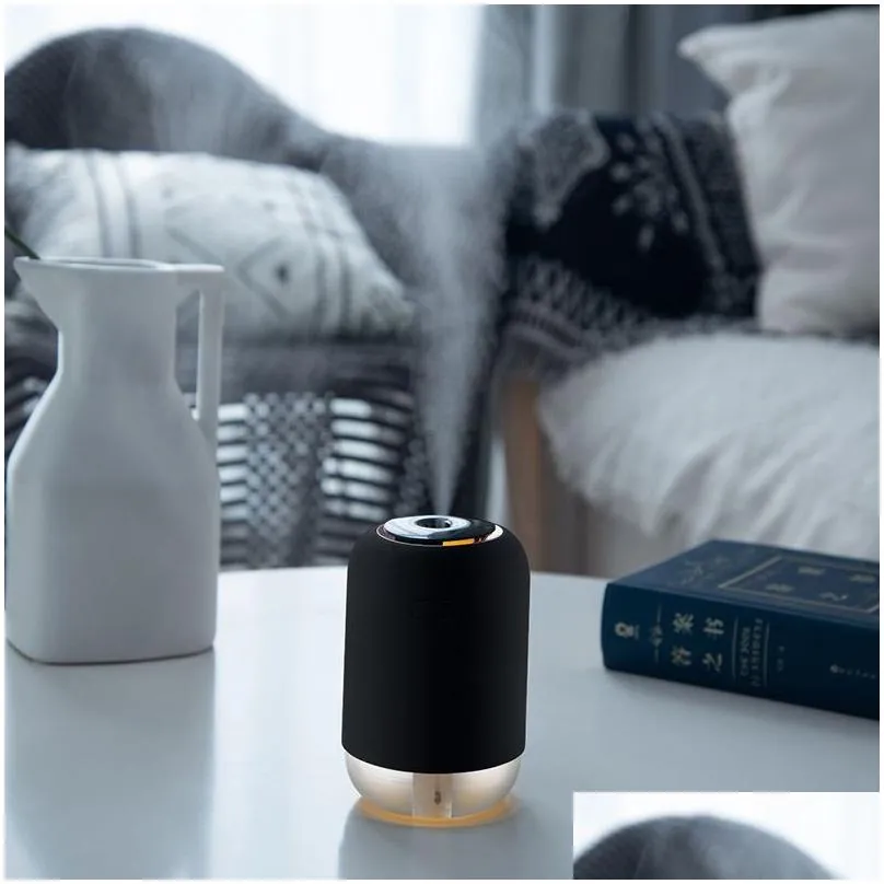 200ML Car Air Freshener Humidifier Aroma Essential Oil Diffuser for Home USB Fogger Mist Maker LED Night Lamp Gift Auto Household