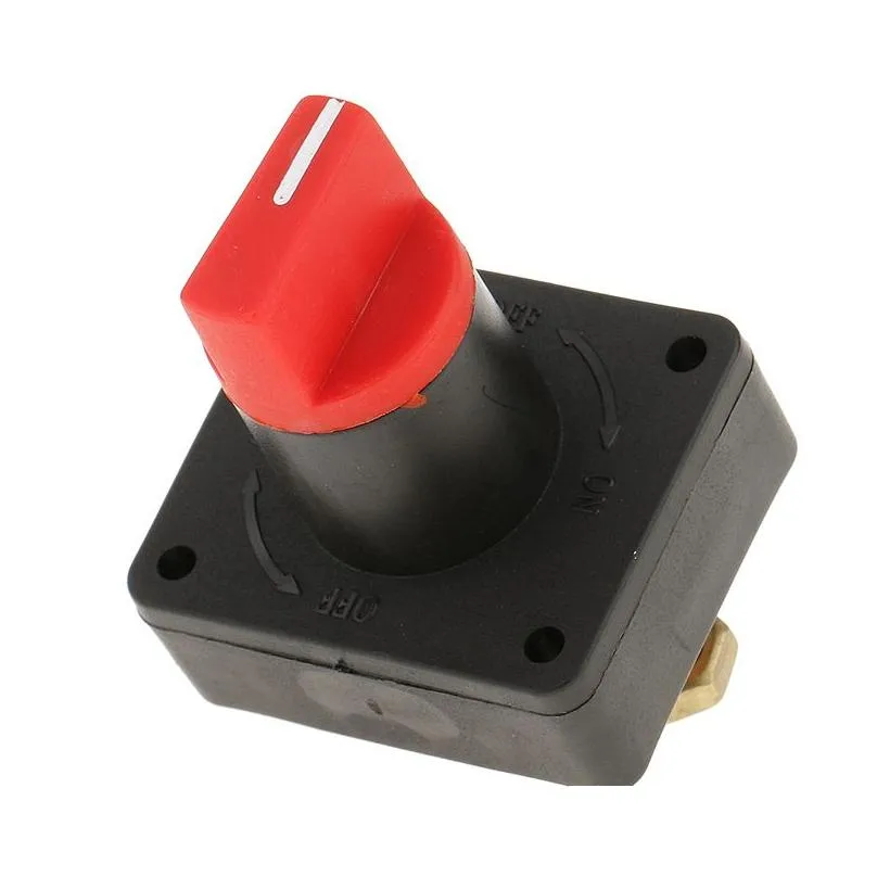 motorcycle electrical system switch battery parts dc12v anti-leakage master disconnect rotary isolator cut off kill switchs for batterys car tricycle