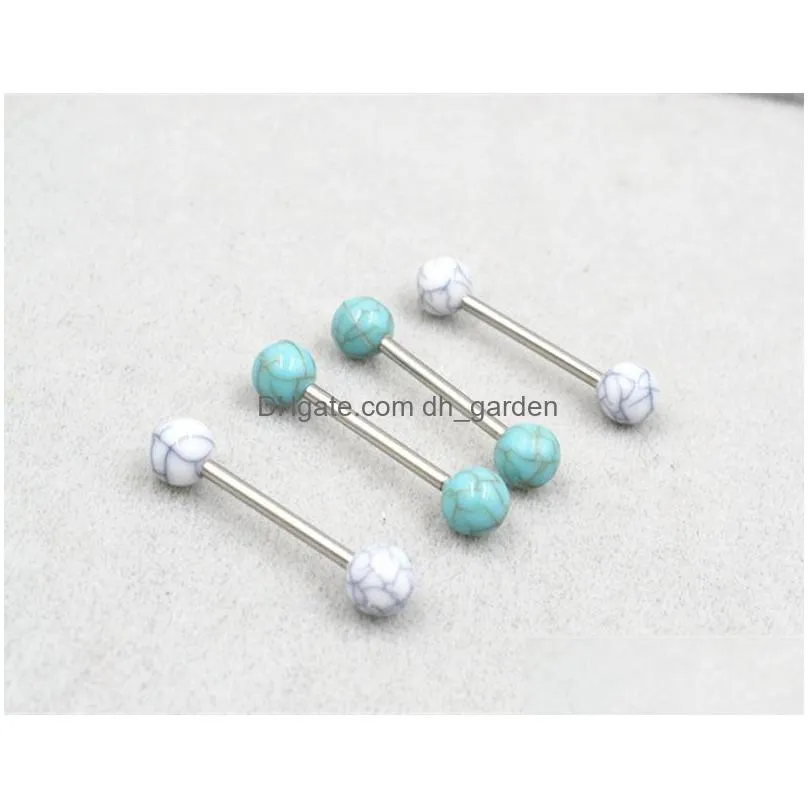 shippment 50pcs body jewelry - tongue/nipple ring barbells sleeping piercing bar