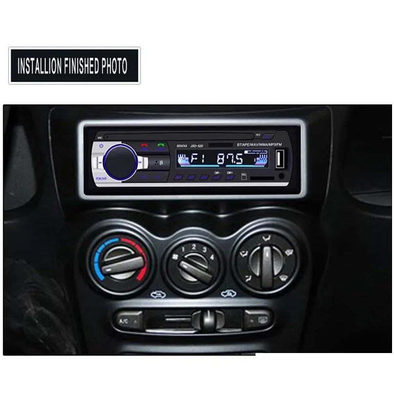 auto radio player tools bluetooth radioing car 12v sd aux-in mp3 player fm usb cars stereo audio stereso in-dash radios play tool