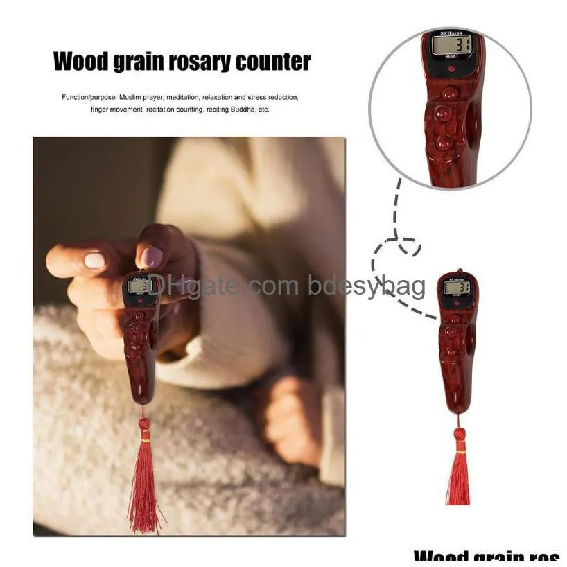 counters led electronic counter easy resettable rosary bead register portable handheld finger game practical digital beads timer