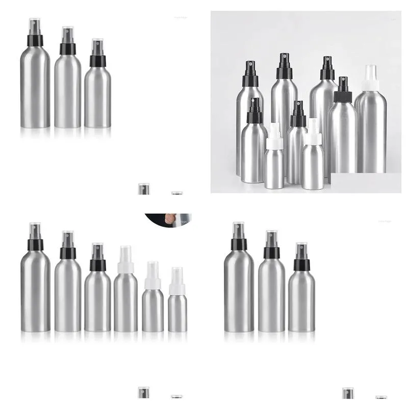 wholesale aluminum fine mist spray bottles empty bottle used as perfume essential oil water cosmetic dispenser