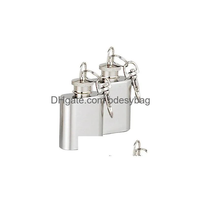 1oz stainless steel hip flask with free funnel