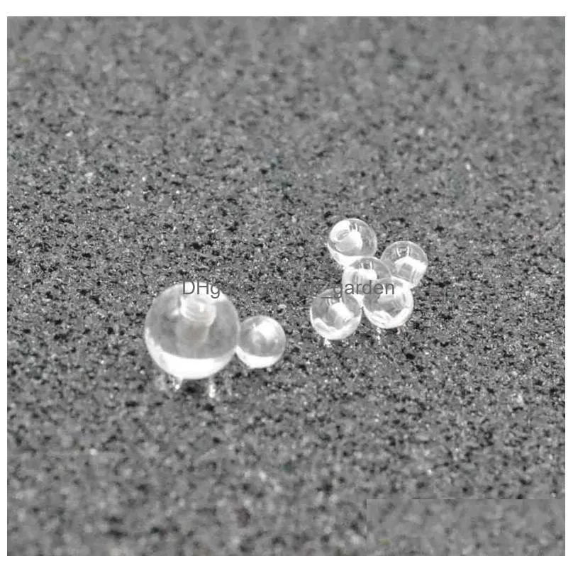 shippment 100pcs/lot clear ball replacement for retainers lip/eyebrow/navel/tongue 16g 14g body piercing jewelry