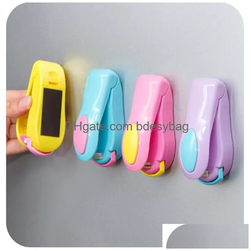 creative portable mini pocket home sealing machine snacks heat sealer vacuum resealer bag cilps handy