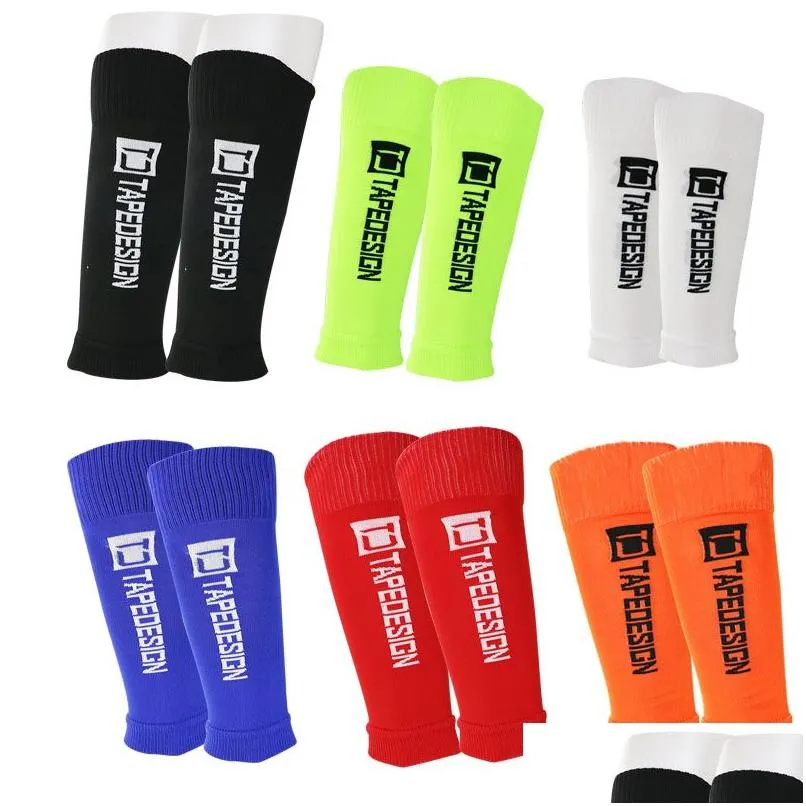 1 pair sports soccer shin guard pad sleeve sock leg support football compression calf sleeve shinguard for adult teens children