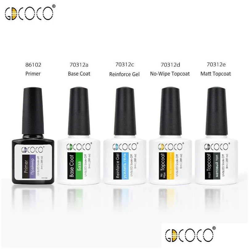 Primer NO Acid Fast Dry Soak Off UV LED Base Coat Non Cleansing Top Coat Nail Form Acrylic Gel