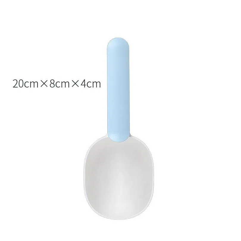 Pet Food Scoop ABS plastic pet Dog cat bird scoop feeders with handle clip home pet supplies Dog food shovel spoon Cat Food Shovel