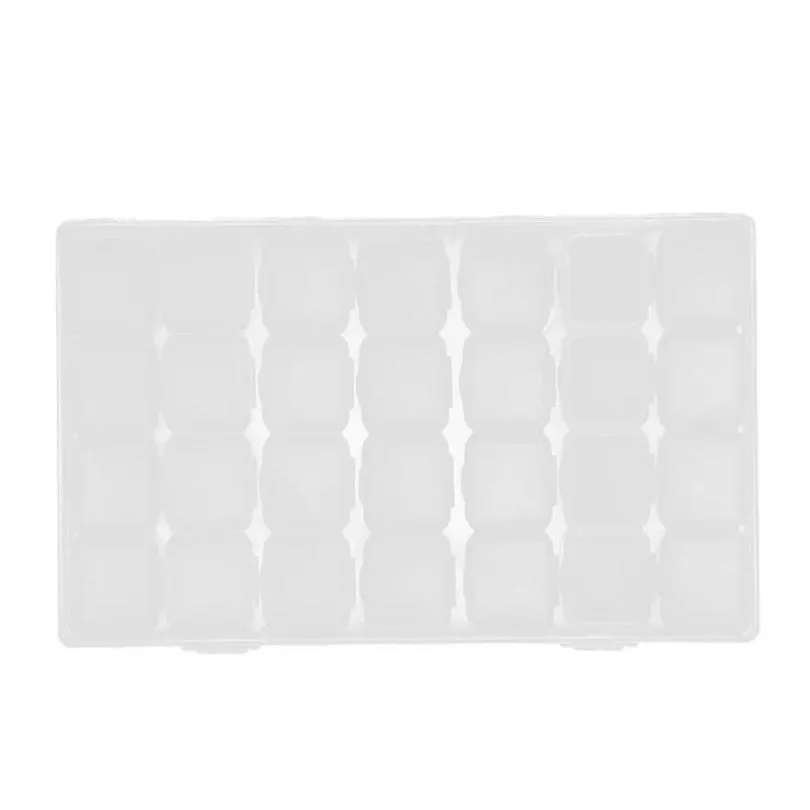 Storage Bottles 28 Grids Embroidery Boxes 5D Diamond Painting Accessories Box Bead DIY Craft