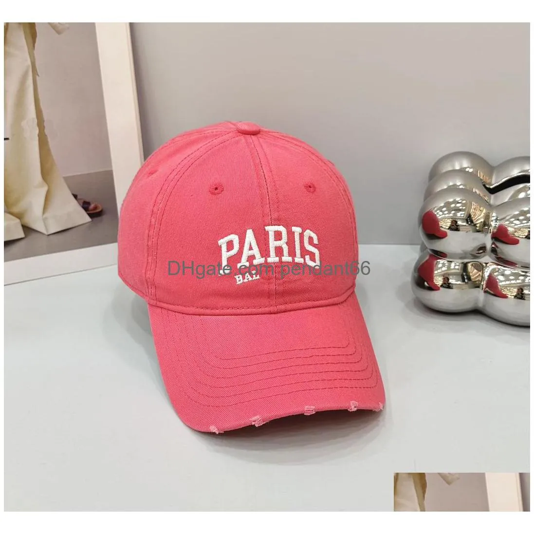ball caps designer letter bb luxury washed frayed cotton cap spring and summer adult casual caps sun hat women fashion hiphop oldschool