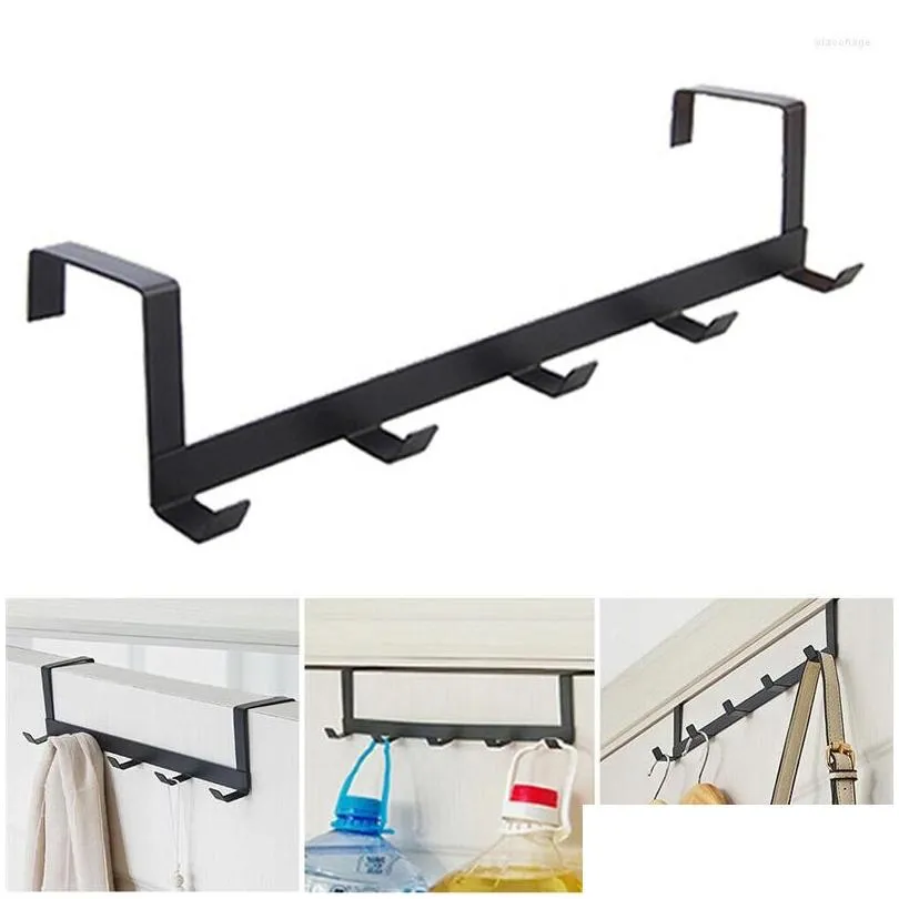 hooks over the door 5 home bathroom organizer holder rack clothes coat hat towel hanger kitchen accessories