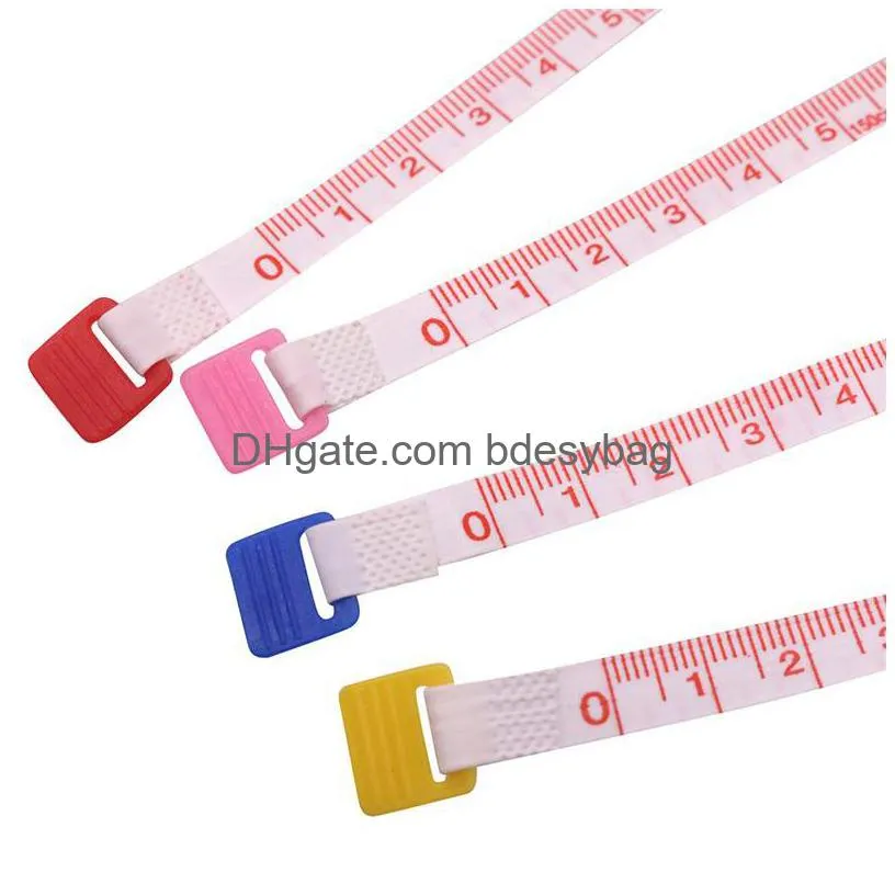 1pcs random color soft tape measure 150cm roulette measuring retractable colorful portable ruler centimeter inch