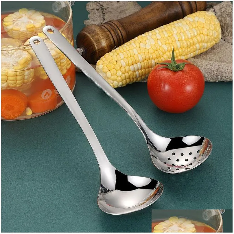 304 Stainless Steel Soup Spoon Food Grade Deep-bottomed Soup Spoon Sauce Spoon Spoons Flatware