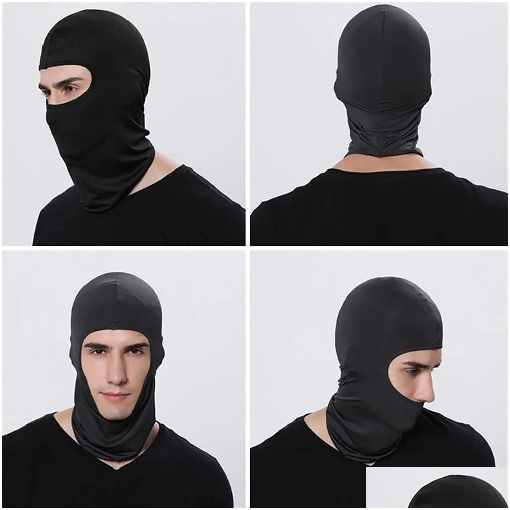 Motorcycle Mask Cycling Balaclava Full Cover Face Masks Hat Balaclava lycra Ski Neck Summer Sun Ultra UV Protection