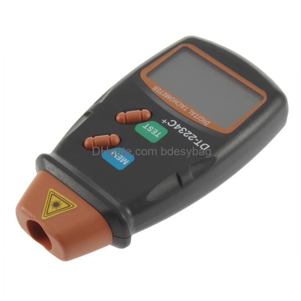 wholesale-new digital laser photo tachometer non contact rpm tach in stock