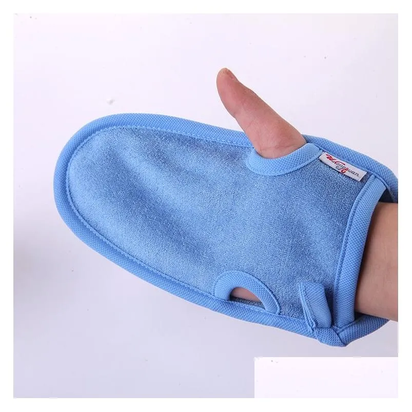 Wholesale-1pcs morocco hammam Shower Bath Magic Peeling Glove scrub mitt,magic peeling glove,exfoliating bath glove tan removal mitt