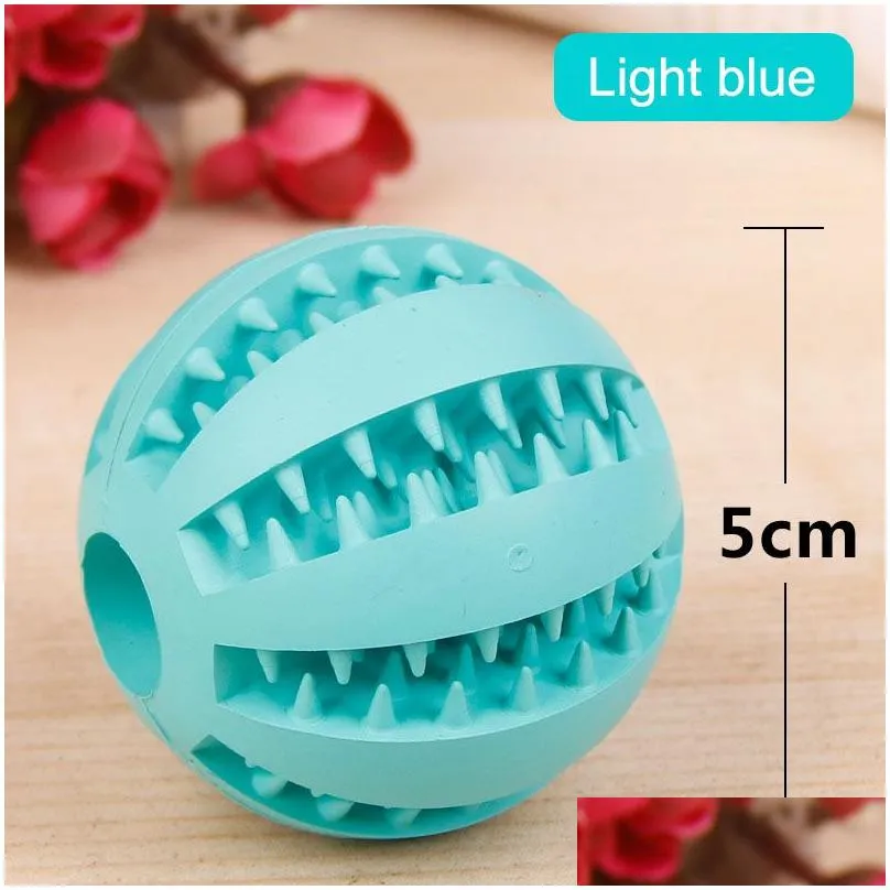 UPDATE Rubber Chew Ball Dog Toys Training Toys Toothbrush Chews Toy Food Balls Pet Product will and sandy Drop Ship