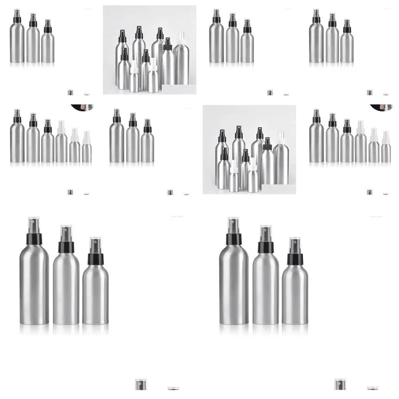 wholesale aluminum fine mist spray bottles empty bottle used as perfume  oil water cosmetic dispenser