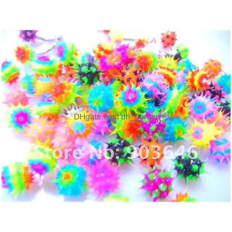 shippment 100pcs/lot spike koosh ball replacement for tongue barbells body piercing jewelry