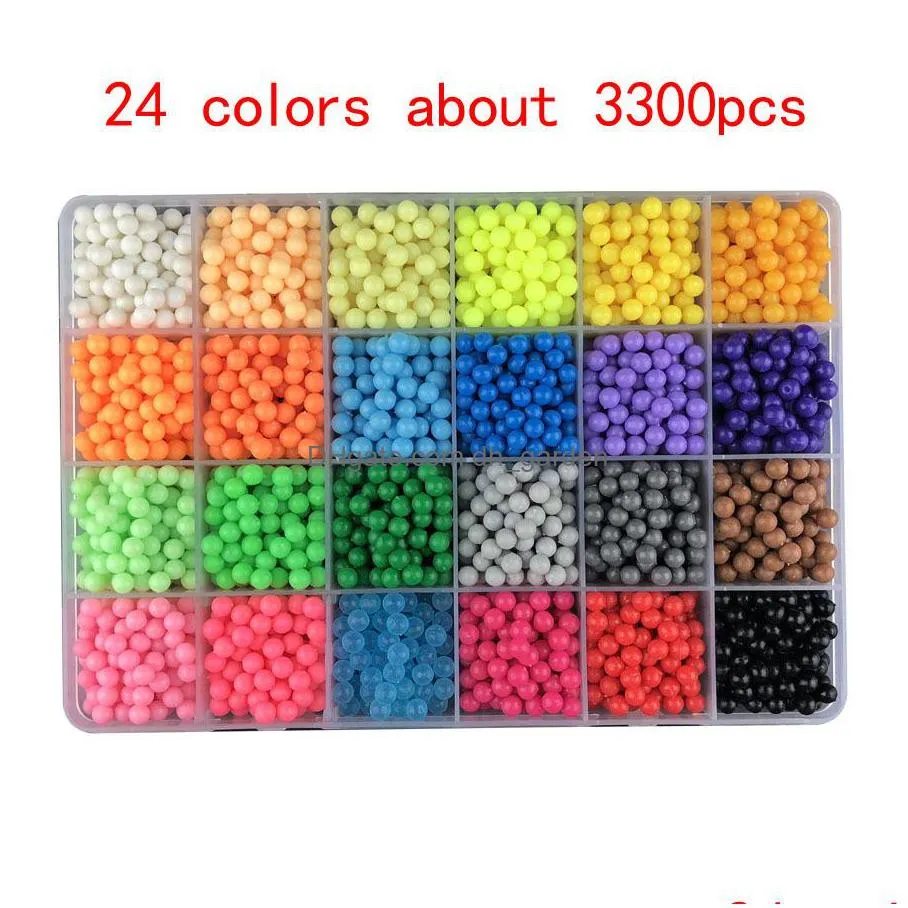 aqua perlen bead diy magic beads animal molds hand making 3d puzzle kids educational beads toys for children spell replenish