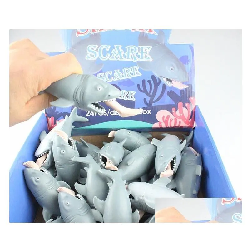 eat people shark decompression vent squeeze toys vent toy for fidget fidget toys children stress reliever