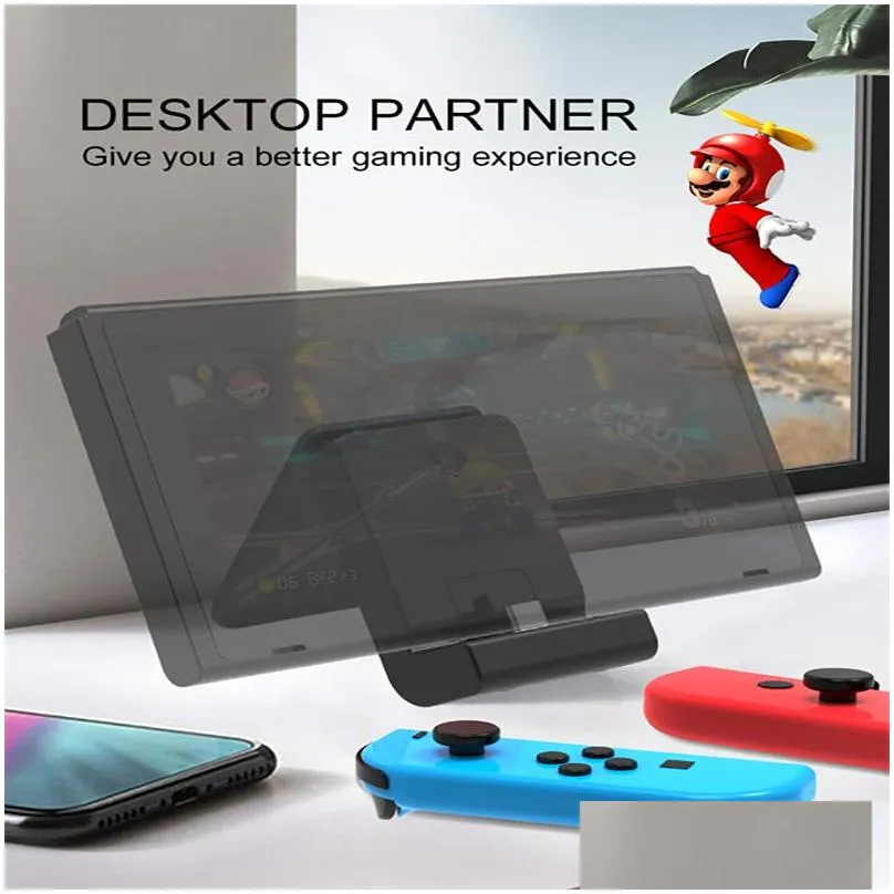 Portable Games Joysticks Charging Base Controllers Back Clip Bracket Chargers Games For Nintend Switch Phone Ns Gaming Adapter