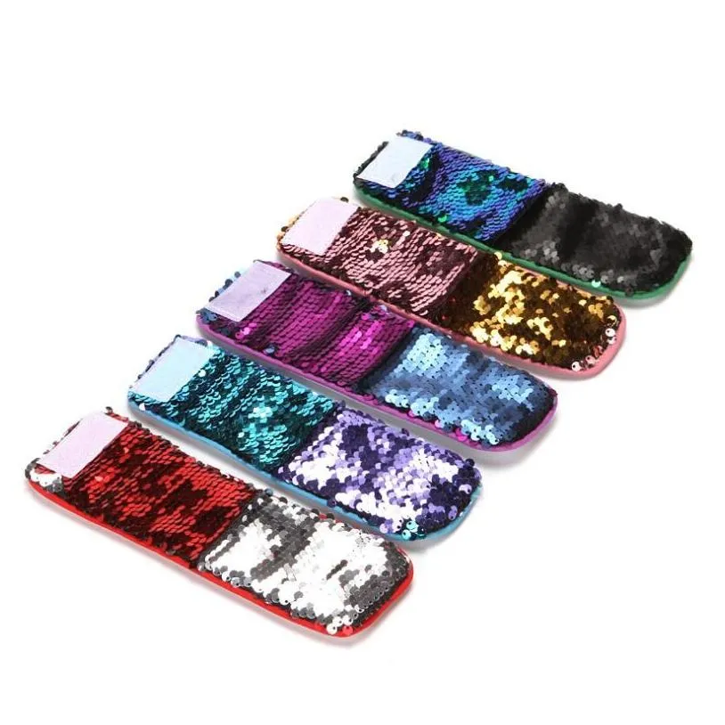 14 Colors Mermaid Sequin Bracelet DIY Teenager Kids Sequin Wristband Stress Reliever Jewelry Custom Personalized Novelty Design