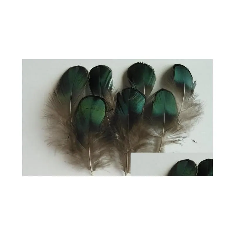 wholesale diy craft green copper chicken verdigris natural feathers pro cleaning feathers diy jewelry bag necklace headband 47cm drop