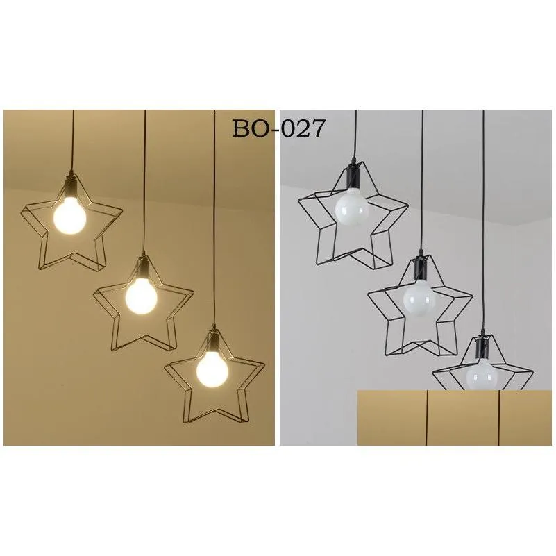 2019 Modern Pendant Lights Minimalist Restaurant Lamps North American Industrial Pendant Lamp Dining room Decoration Lghting E27