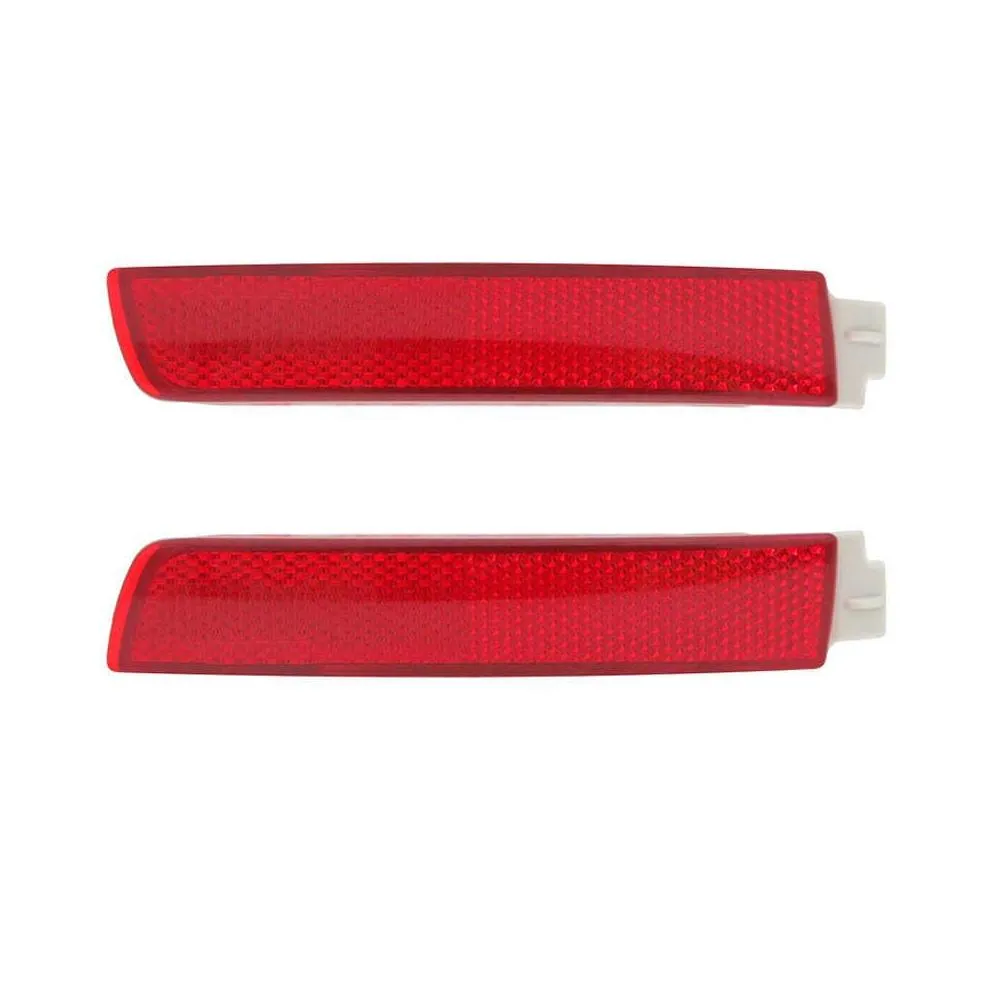 2pcs Car Rear Bumper Reflector for Nissan Sentra 2013-2018 265655C000 Left+ Right Red Lens