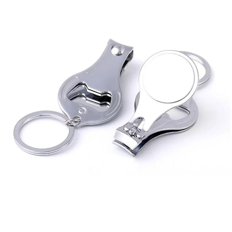 Personalized Wedding Souvenir For Guests Customized Wedding Favor Nail Clipper Bottle Wine Opener Keychain Gift LX0395