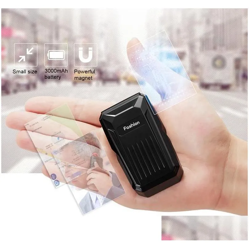 C1 Car GPS Tracker Waterproof GSM GPRS Vehicle GPS Tracking Anti-lost Burglar Alarm Devices with Powerful Magnet