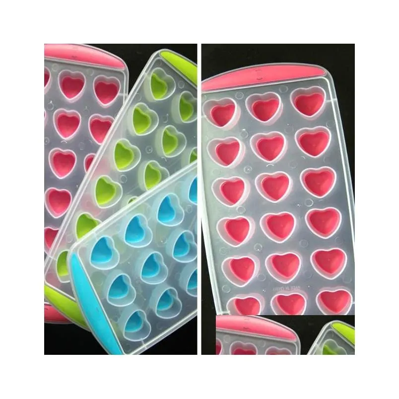 Fruit Shapes Ice Cube Trays Easy Release Grade Silicone Ice Pan Chocolate Molds Candy Maker Jelly Mould Heart Star Lip Coolers Barware