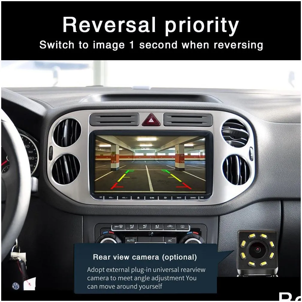 9 inch car dvd player for volkgen android universal machine navigation mp5 player radio rds video output android 9.1
