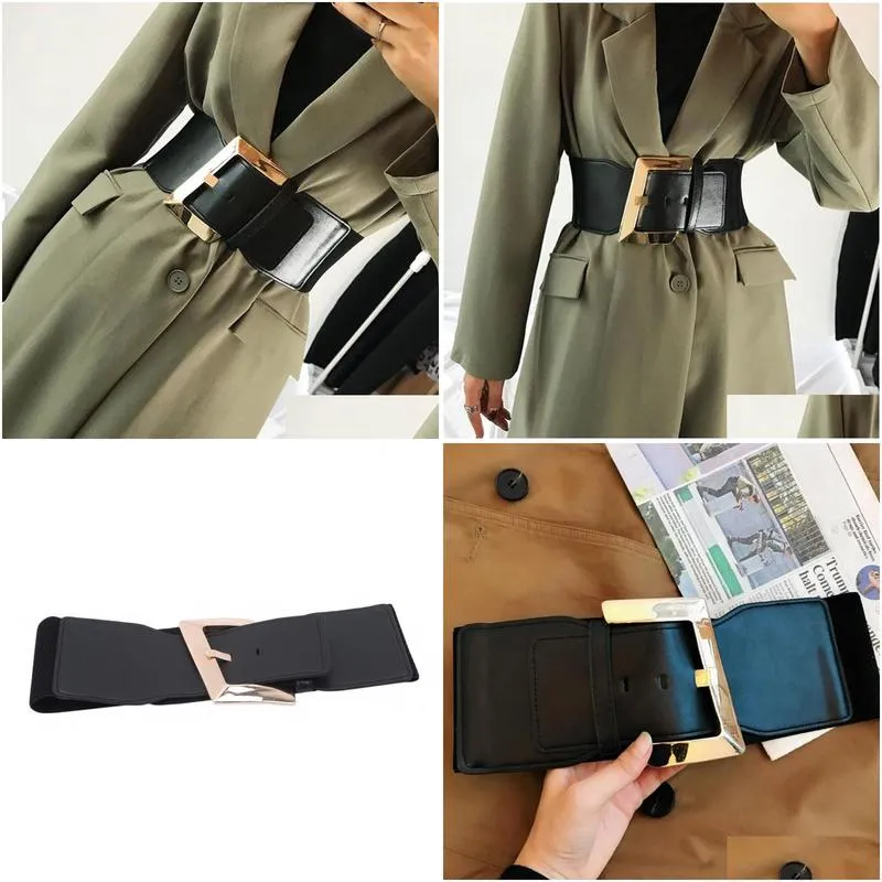 Belts Fashion Plus Size For Women Elastic Waist Belt Wide Elasticated Femme Large BeltBelts