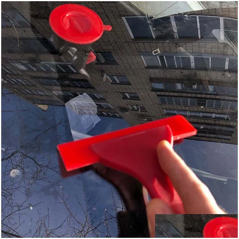 Car Ice Scraper Tool Cleaning Multifuncional Film Glass Window Water Scrapers Auto Cleaner Tools Vehicle Accessories