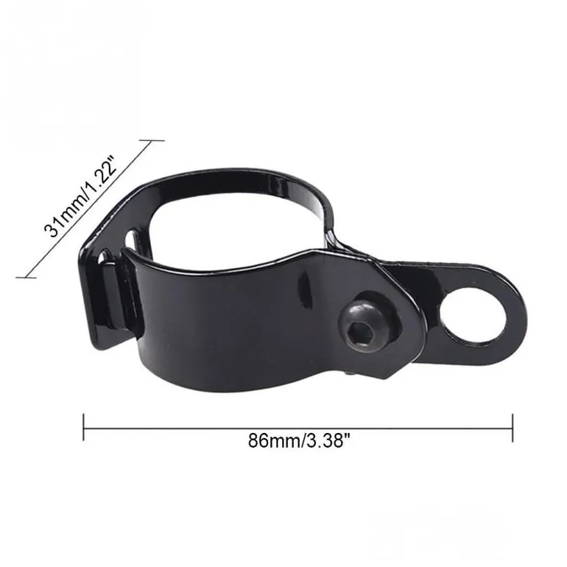 Universal Metal Motorcycle Modified Turn Signal Light Indicator Mount Bracket Clamp For 28-36mm Front Fork Diameter