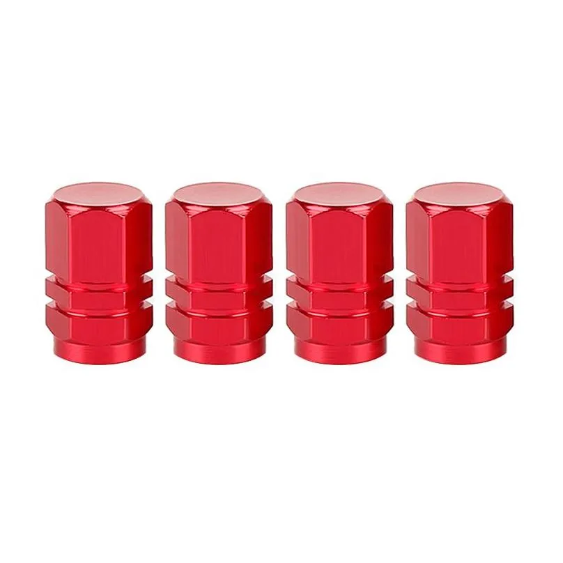 Universal Car Tires Valve Caps Wheel Tyre Auto Parts Bolt & Nut Air Stem Hexagon Aluminium Alloy Dust Cap Cover