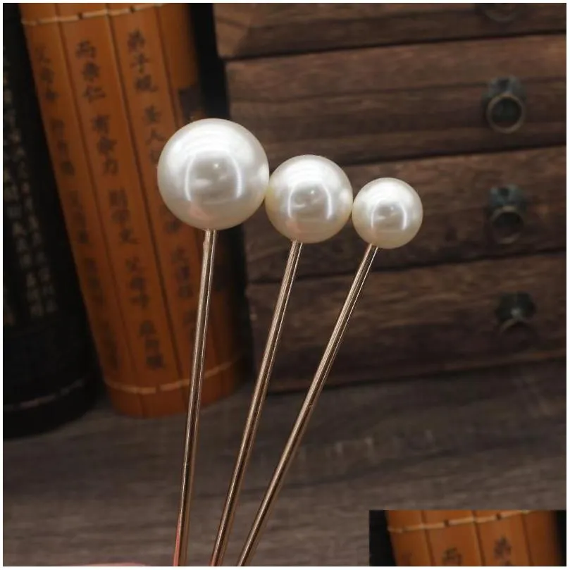 Hair Clips & Barrettes 3/2PCS Fashion Women Simulated Pearl Hairpins Metal Barrette Clip Wedding Bridal Jewelry Accessories Hairstyle