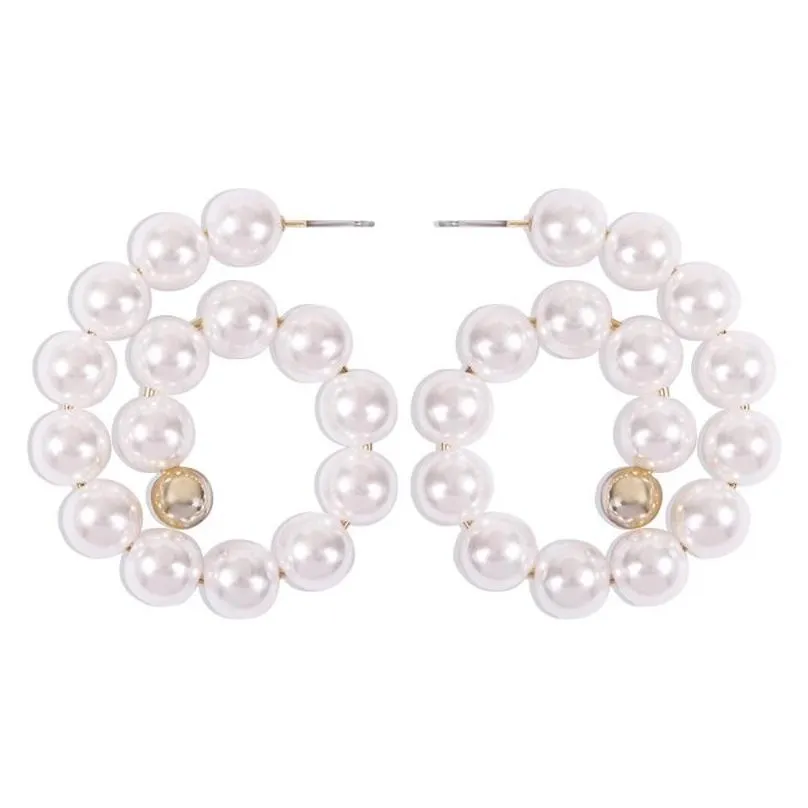 Dangle & Chandelier DIEZI Vintage Korean Pearl Drop Earrings Fashion Elegant Wedding Party For Women Female Ladies Girls Gift