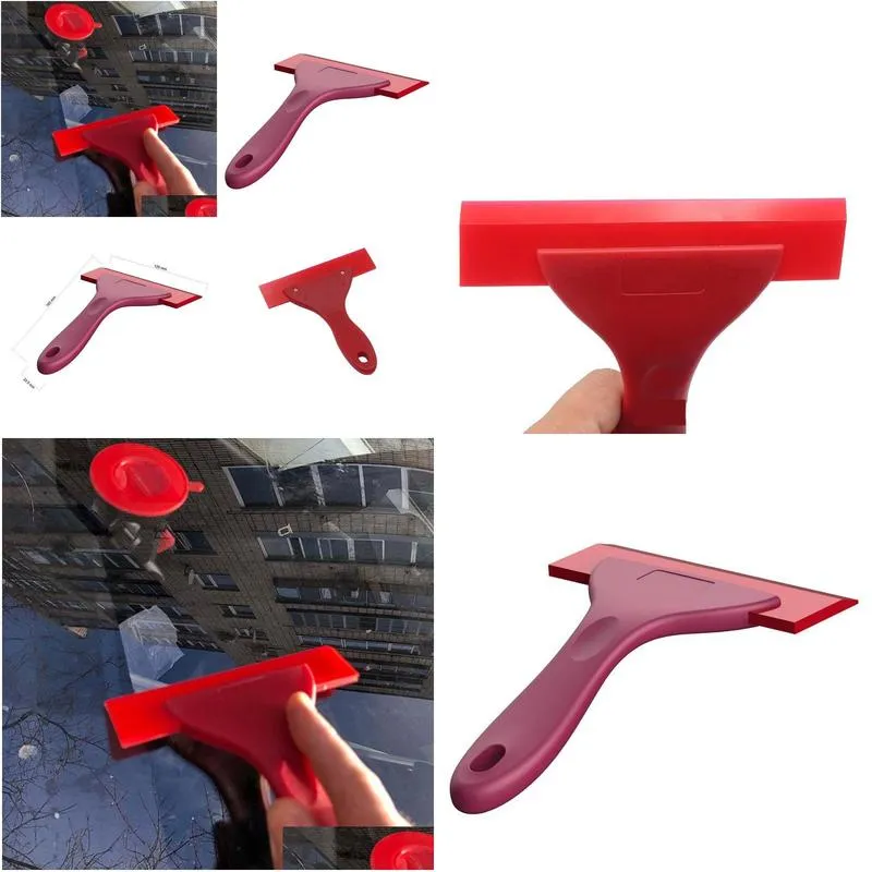 Car Ice Scraper Tool Cleaning Multifuncional Film Glass Window Water Scrapers Auto Cleaner Tools Vehicle Accessories