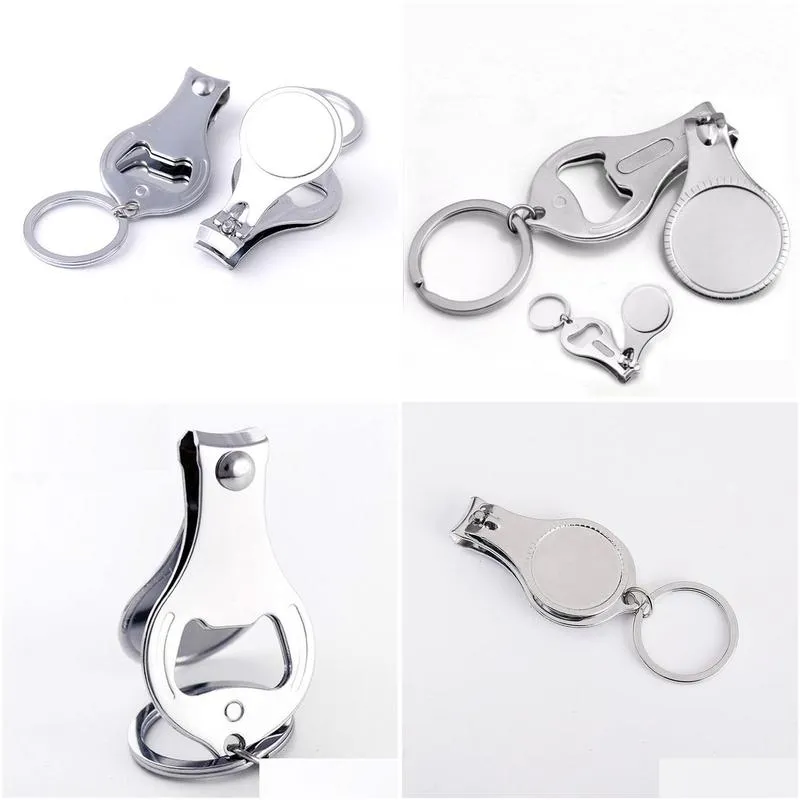 Personalized Wedding Souvenir For Guests Customized Wedding Favor Nail Clipper Bottle Wine Opener Keychain Gift LX0395