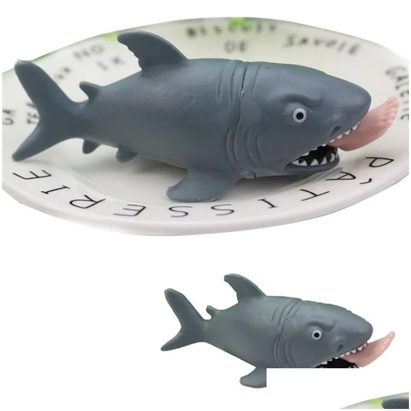 eat people shark decompression vent squeeze toys vent toy for fidget fidget toys children stress reliever