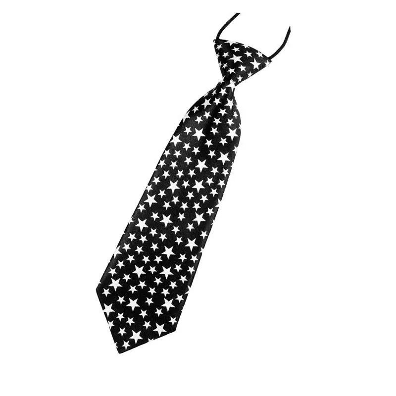 Kids Necktie Adjustable Elastic Neck Tie The Necktie Baby Accessories Printed Ties Multi Styles Mixed