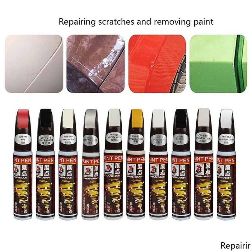 Universal 20 Colors Auto Scratch Remover Fix it Pro Car Care Coat Scratch Cover Painting Pen Portable Auto Repair Clearing Pens