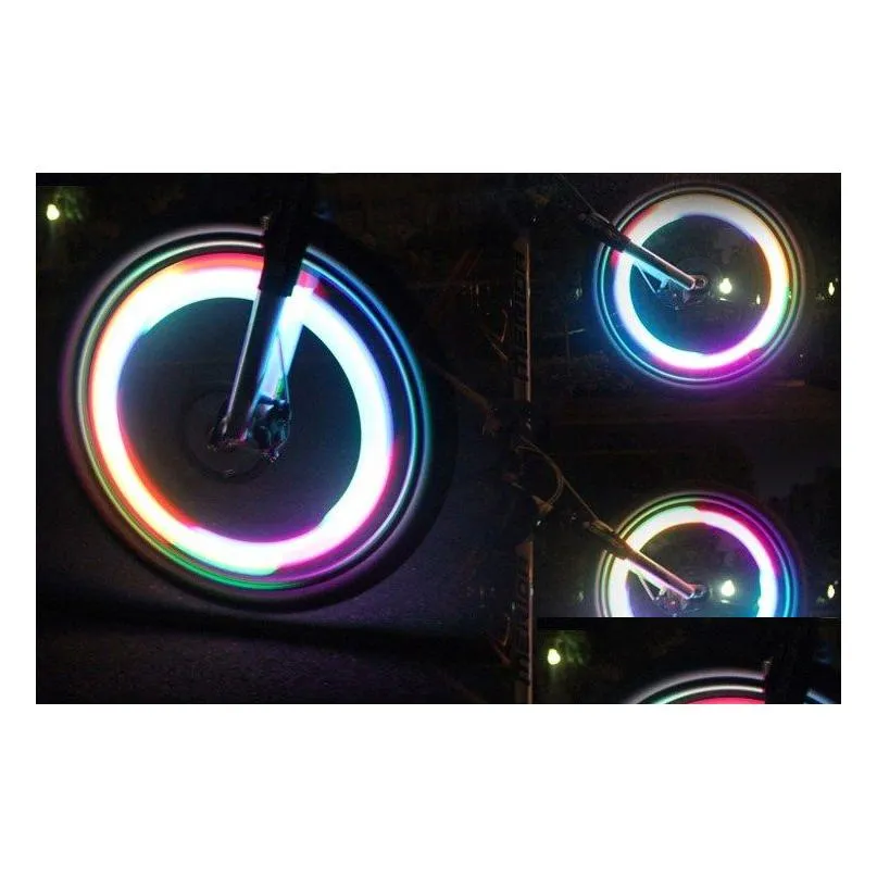 LED Bike Lights Bicycle Spoke Light Accessories Waterproof Flash Lamp Bright Bulb Cycling Wheel Tire Spoke Lighting 4 Colors