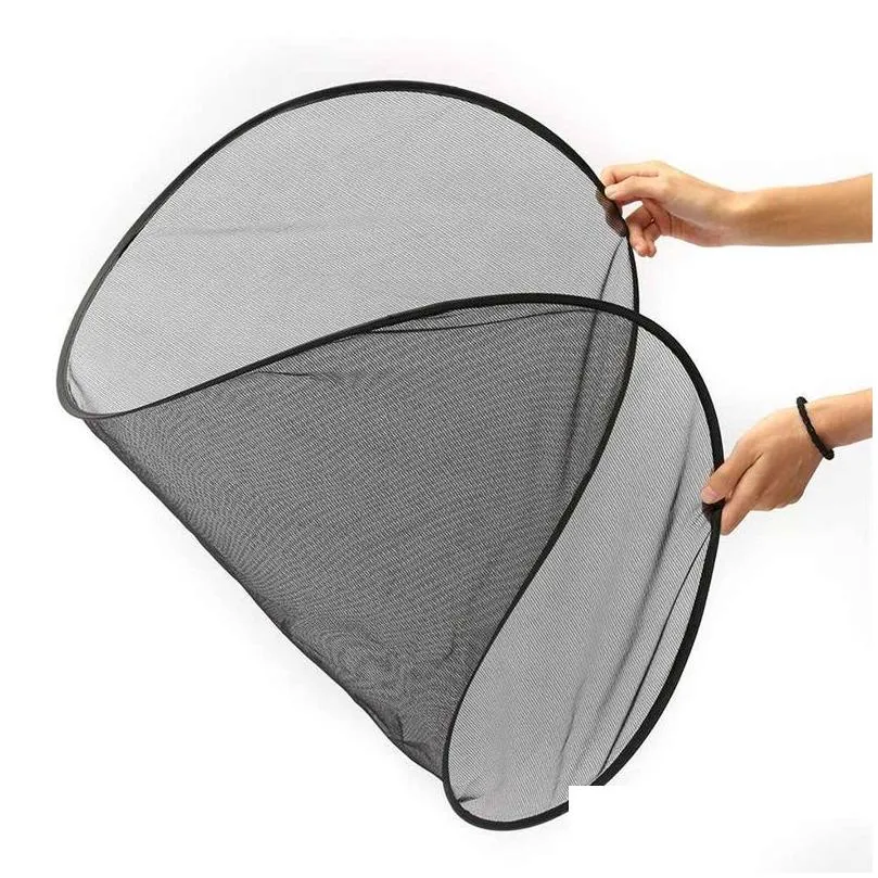 Car Sunshade Covers Magnetic Mesh Curtain Breathable Universal Windscreen Folding Visor Reflector Windshield Auto Window Sun Shade Protector