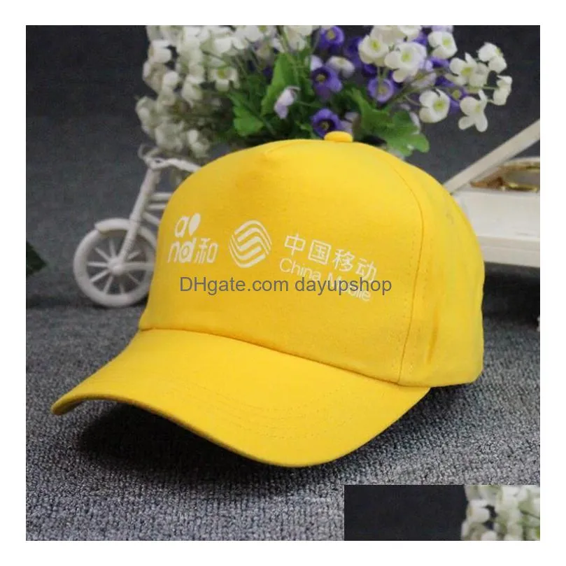 adult kids golf baseball cap adjustable cotton casual hat leisure hats custom print snapback hats spring summer peaked cap